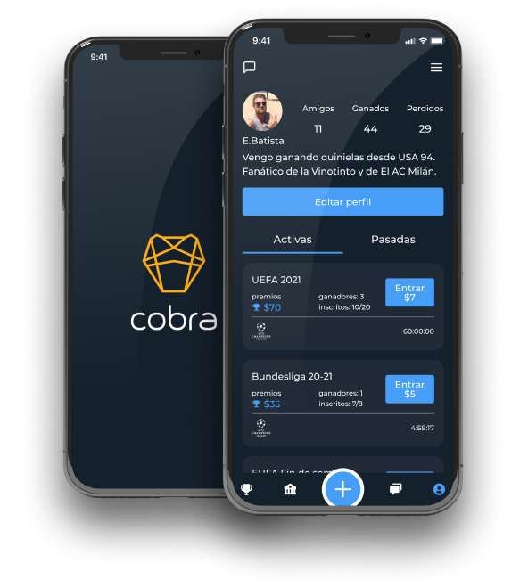 Cobra App Screen